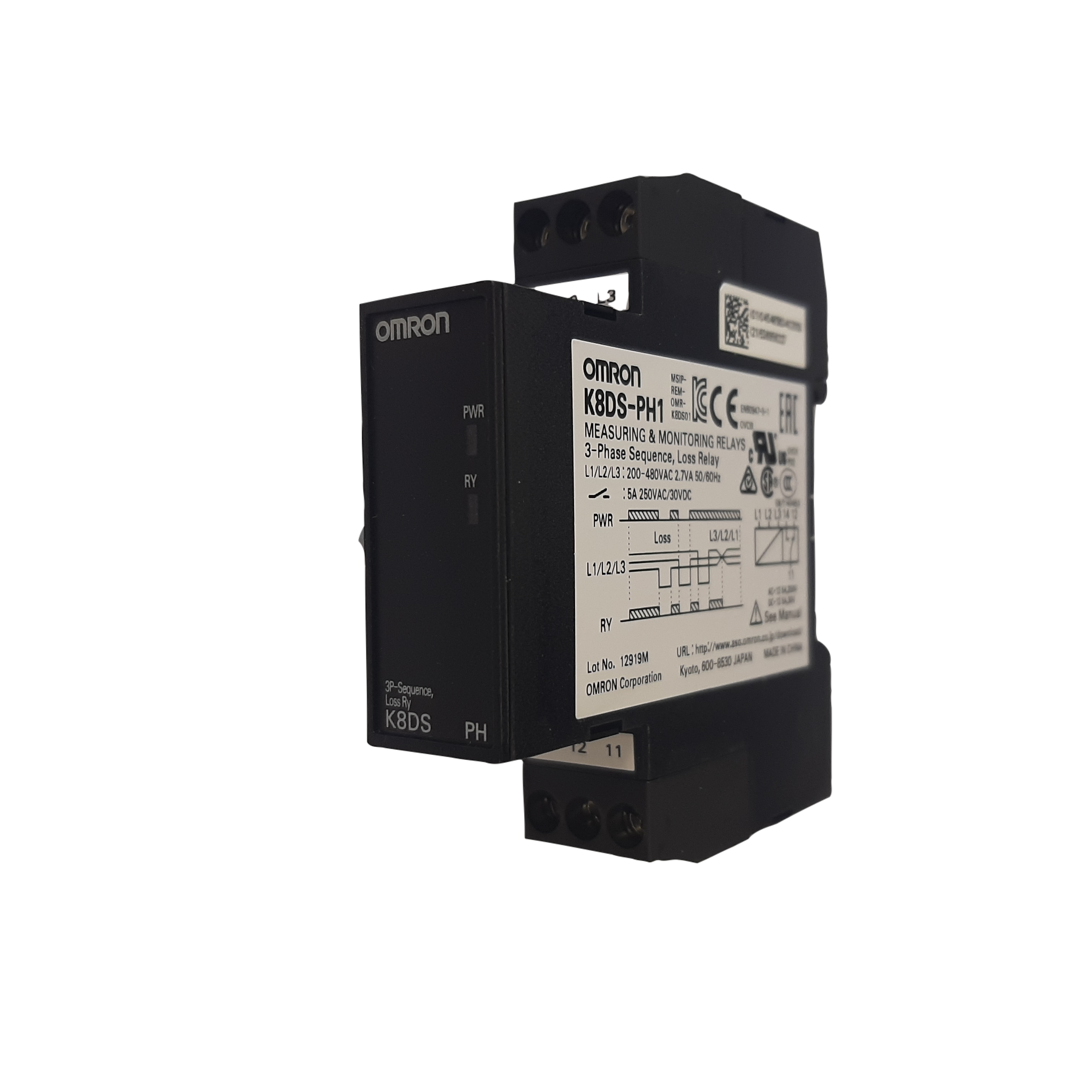 Relé de fases Omron K8DS-PH1