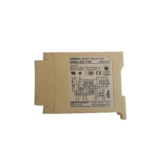 Rele de aseguridad G9SA-321-T15 Omron