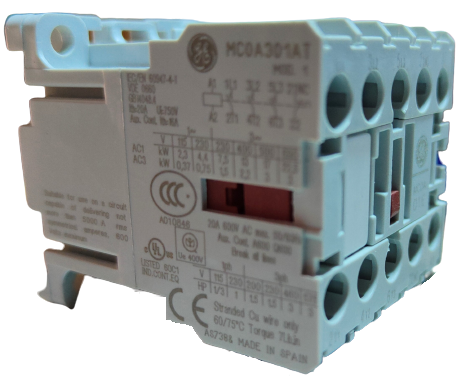 Mini contactor tripolar GE MC0A301AT1