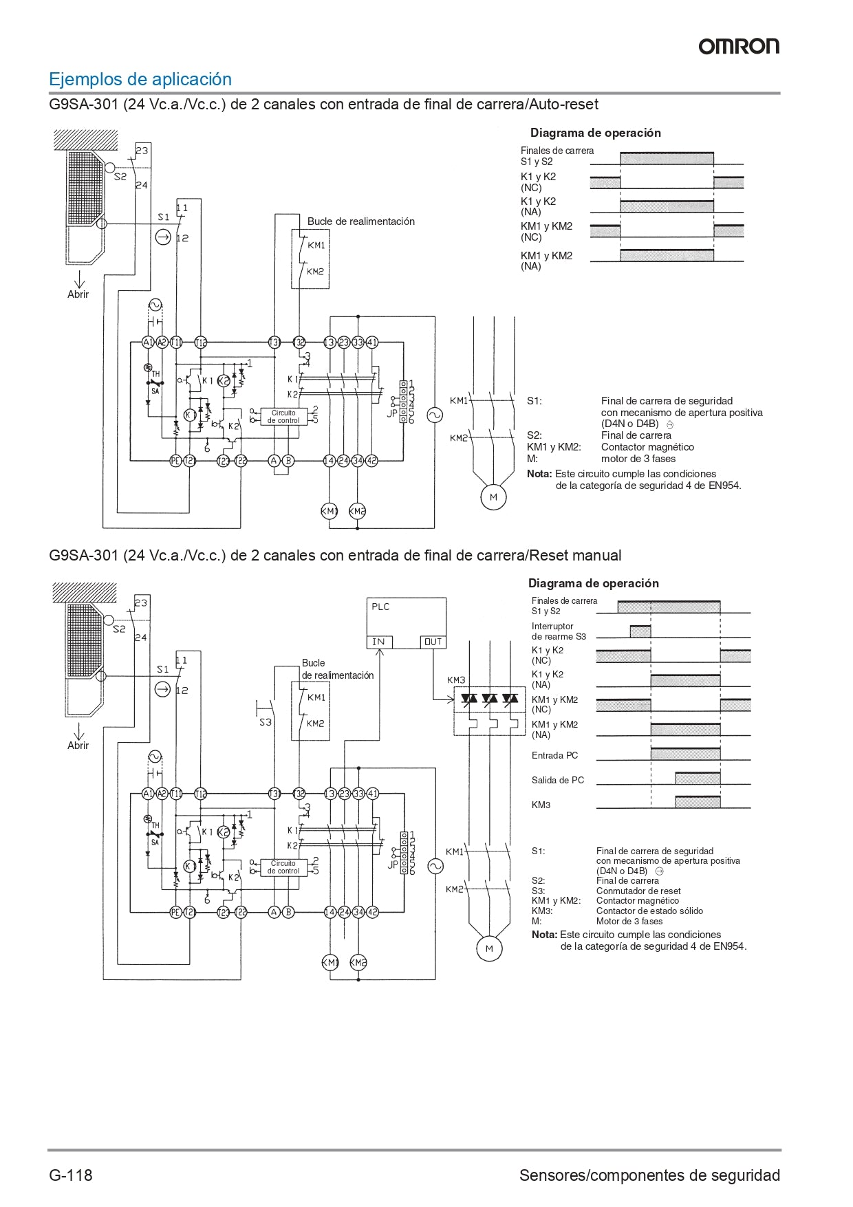 Rele de aseguridad G9SA-321-T15 Omron